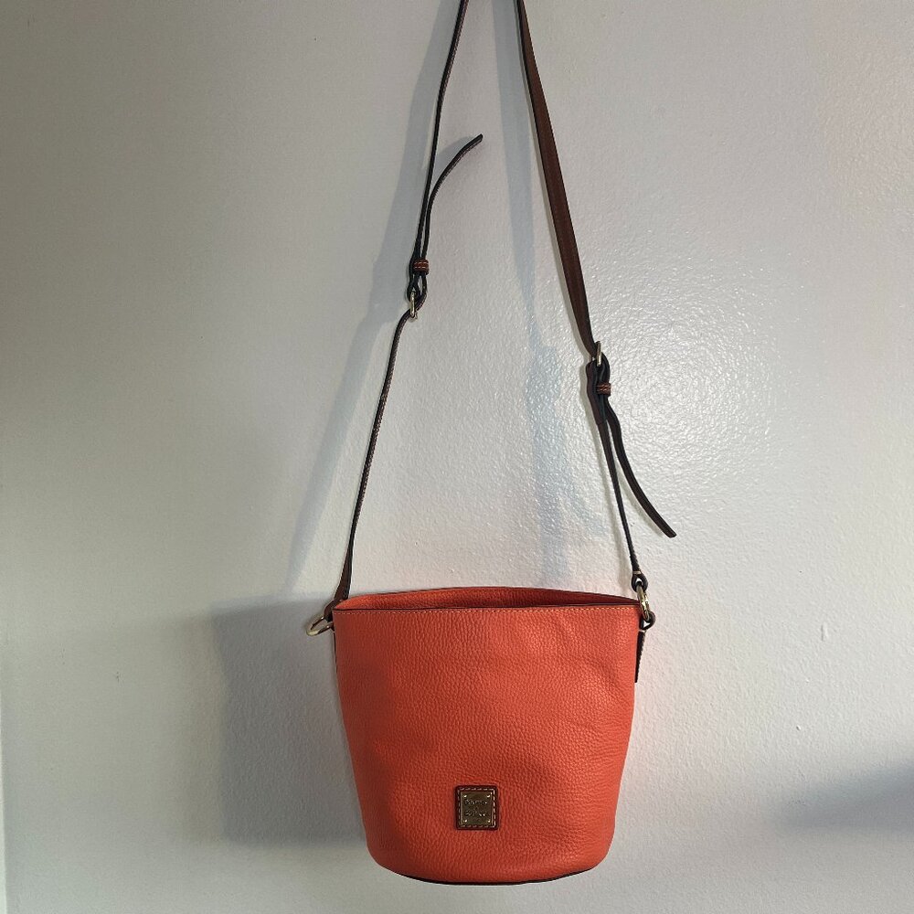 Coral Dooney & Bourke Leather Bucket Bag